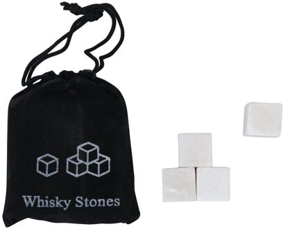 4Pcs Whisky Steen Herbruikbare Ice Cube Voor Champagne Bier Wijn Icing Cooling Chilling Stones Drank Steen Bar Accessoires