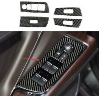 4Pcs Window Switch Panel Cover Auto Voor Mazda CX-9 Interieur Trim
