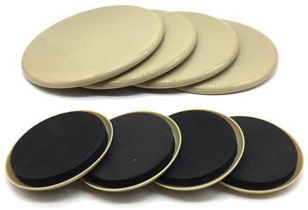 4Pcs Zweefvliegtuig Moving Pad Stevige Slijtvaste Meubels Sliders Scratch Sofa Apparaten Tapijt Anti Verdikte Zware Beschermen S7V3 3 duim