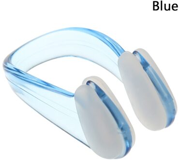 4Pcs Zwemmen Neusklem Oordopjes Pak Zwemmen Kleine Maat Voor Volwassen Kinderen Waterdichte Zachte Siliconen Neusklem Zwembad Accessoires blauw