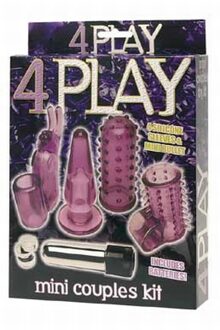 4Play Mini Couples - Vibrator Set - Paars - Ø 25 mm