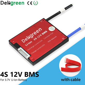 4S 12V BMS 15A 25A 35A 45A 60A for lithium battery pack 18650 Rated 3.7V Li-ion Battery Pack with balance