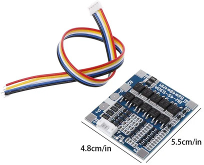 4S 30A 12.8V w/Balance 3.2V LiFePo4 LiFe 18650 Battery BMS Protection PCB Board