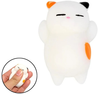 4Types Cute Cartoon Cat Squishy Toy Stress Relief Soft Mini Animal Squeeze Toy Gift Toys Squishies Anti Stress Fidget Sloth