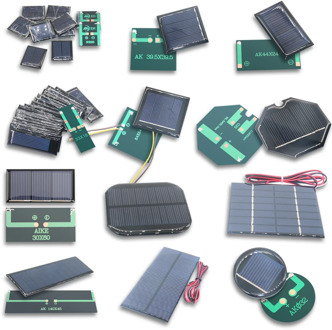 4V 5.5V 5V 6V 7V 10V 12V Mono/polycrystalline solar panel battery module Epoxy board PET power generation board model