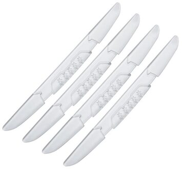 4X Auto Deur Edge Guard Scratch Protector Anti-Collision Strip Stickers Trim Clear Anti Scratch Beschermende Deur Bumper Strip