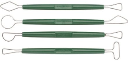 4x Hobby klei modelleer gereedschap lussen