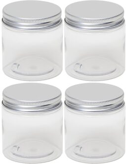 4x Kunststof weckpot/inmaakpot 100 ml met schroefdeksel - Action products