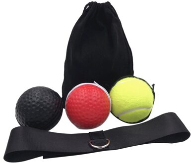 4x Muay Thai Hand Oog Training Punch Bal Boksen Reflex Snelheid Bal Met Hoofdband Sporter Apparatuur Gym Training