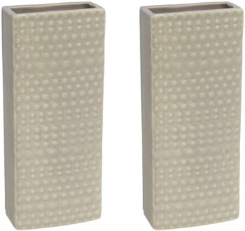 4x Radiator bak waterverdampers 17,7 cm - Rechthoekig Luna taupe- Waterverdampers voor de verwarming - Luchtvochtigheid verhogen