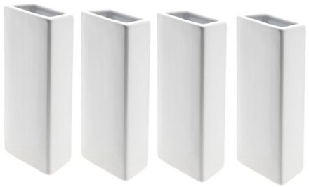 4x Radiator luchtbevochtiger wit - Luchtbevochters