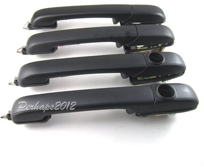 4x Set Black Outer Pull Stijl Deurklink Voor 85-1992 4-Deuren MK2