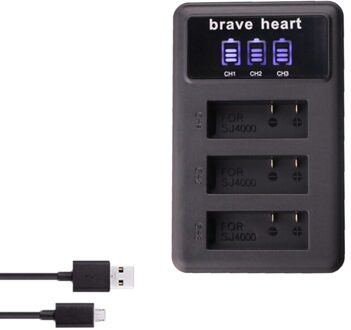 4x Sj4000 Batterij Met Case + Bateria Sj 4000 Batterij Pack Voor Eken H9 H9R H8PRO H8R Sjcam SJ4000 M10 actie Camera Accessoires lader enkel en alleen