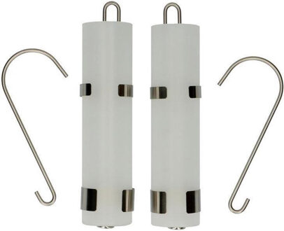 4x stuks Radiator luchtbevochtigers/waterverdampers 23 cm - Luchtbevochters Wit