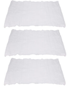 4x stuks sneeuwdeken / sneeuwtapijt 100 x 100 cm