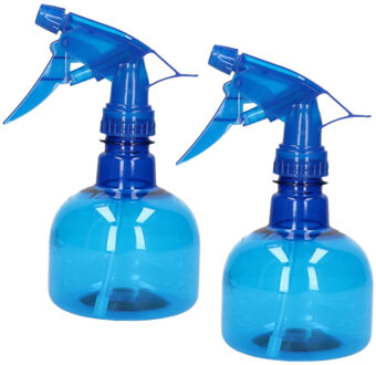 4x stuks waterverstuivers/plantenspuiten blauw 330 ml