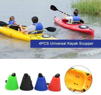4x Universal Siliconen Kajak Scupper Plug Kit-Kayak Kano Afvoer Gaten Stopper Bung Vervanging Deel Voor Alle Grote Merken