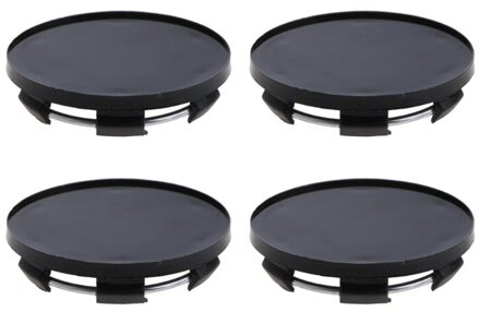 4x Universele 50.5Mm Wiel Center Velg Hub Cap Cover Wieldop Band Trim Auto Auto