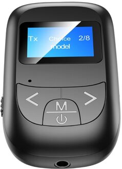 5.0 Bluetooth Adapter Led Scherm Draadloze Audo Bluetooth Zender Ontvanger Voor Pc Tv Auto 3.5Mm Aux Muziek Sender Adaptador