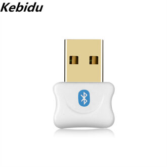 5.0 Bluetooth Adapter Usb Bluetooth Zender Voor Pc Computer Receptor Laptop Oortelefoon Audio Printer Data Dongle Ontvanger wit