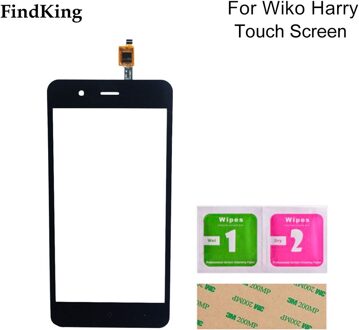 5.0 ''Mobiele Touch Screen Voor Wiko Harry Touch Glas Screen Digitizer Sensor Panel Voor Glas Reparatie Tools zwart nee Tools
