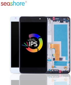 5.0 "Scherm Voor Huawei Honor 6 Lcd Touch Screen Digitizer Vergadering Voor Huawei Honor 6 Display Met Frame Vervanging h60-L02 L12 wit withFrame 1SIM
