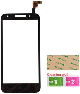 5.0 ''Touch Screen Voor Alcatel One Touch U5 5044 5044D 5044I 5044 T 5044Y OT5044 Touch Screen Digitizer Sensor glas Panel Gereedschap zwart nee Tools