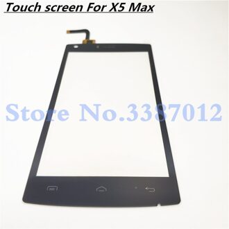 5.0 ''Vervanging Voor DOOGEE X5 Max/X5 Max Pro Touch Screen Digitizer Sensor Outer Glas Lens panel zwart