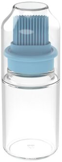 5.07Oz 150Ml Olie Fles Borstel Hervulbare Saus Fles Borstel Bakken Borstel Met Deksel Boter Brood Pastry Brush Keuken bbq Gereedschap blauw