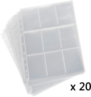 5/10/20/30/50Pcs Trading Gaming Card Mouwen Opslag Portefeuilles Album Pagina 'S Collection Coin houders Portefeuilles Mouwen Fotoalbums