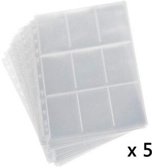 5/10/20/30/50Pcs Trading Gaming Card Mouwen Opslag Portefeuilles Album Pagina 'S Collection Coin houders Portefeuilles Mouwen Fotoalbums