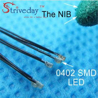 5/10/20/50/100 pcs 0402 SMD Pre-soldered micro litz wired LED leads resistor 20cm 8-15V Model DIY 9 Colors can choose