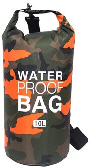 5/10 / 20L Outdoor Waterdichte Tas Camouflage Draagbare Drifting Duiken Dry Bag Sack Pvc Wandelen Zwemmen Zak 10L