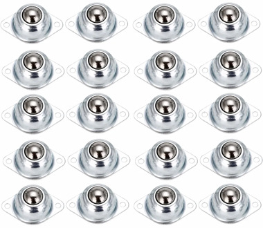 5/10/20pcs Metal Steel Swivel Ball Caster Wheel Car Robot Universal Eye Round Wheel For Machinery Trolleys Furniture Hardware