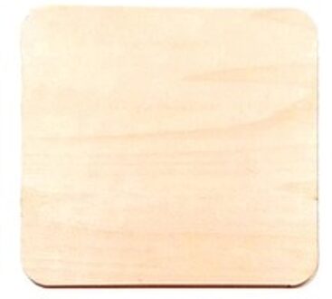 5/10/50/100 pcs Vierkante Houten Stukken Leeg voor DIY Craft Scrapbooking Schilderen Building Model Thuis party Decor 70mm