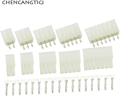 5/10 sets 2 4 6 8 10 12 14 16 18 20 22 24 pin way Pitch Molex Male Female Automotive Wire Connector Kits For PCB CPU 5557 5559