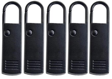 5/10 Stuks Verwijderbare Rits Pull Vervanging Zinklegering Rits Fixer Voor Koffers Bagage Jassen Rugzakken Jas Laarzen L5 5stk