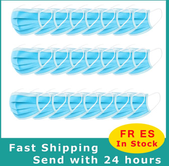5-1000 Pieces Disposable Face Masks Mondkapjes Non-woven Filter Face Mask Mouth Safety Mask Breathable Masks