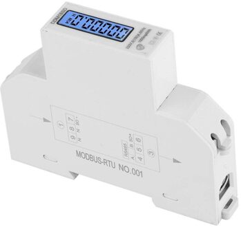 5-100A 220V Energy Meter Eenfase RS485 Modbus Protocol Lcd Backlit Display Din Rail Watt Meter Energiemeter