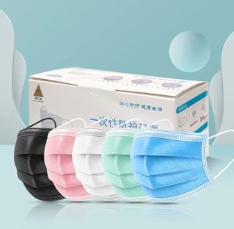 5-100PCS Anti Gas Dust Mouth Face Masks Mask Mascherine Mascara Anti-droplet Mascarillas de Proteccion Disposable Mouth Facemask