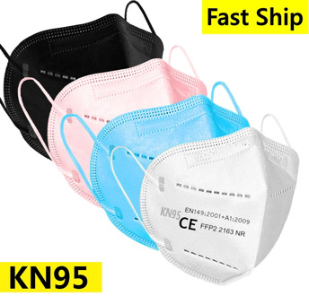 5-100pcs Face Mask KN95 Facial Masks Filter 5-layers Mascarilla ffp2 ffpp2 Mouth Mask KN95mask anti dust mask mascarillas kn 95