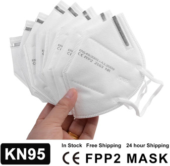 5-100pcs FFP2 Mask Protective KN95 Dust Face Mask Filter 5-Layer Mouth Masks Cover Reusable Dust Maske Breathable FFP2mask