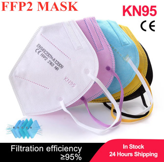 5-100pcs ffp2mask kn95 mascarilla colours Protective Mask 5 Layer Anti dust maske kn95filter masks ffp2reutilizable mascarillas