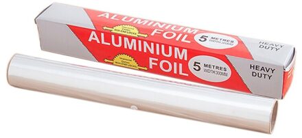5/10M Food Grade Aluminiumfolie Papier Sheet Roll BBQ Bakken Koken Tool Barbecue Aluminiumfolie Papier Gezonde Milieuvriendelijke vriendelijke