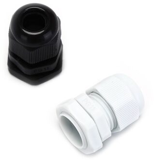 5-10Mm 10 Stks/partij Voor Bevestiging Kabels Klieren Connectoren Kabels IP68 Waterdichte PG11 Zwart Wit Plastic Klieren connectors