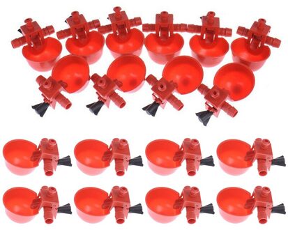 5/10Pc Automatische Vogel Kip Coop Feed Gevogelte Water Drinkbekers Waterer Chicken Drinkers Fowl Volière Feed Cup kok Kom 10stk