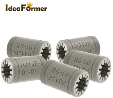 5/10pcs 3d Printer Parts Plastic RJ4JP-01-08 LM8UU 8mm Linear Ball Baearing Bushing Bush For Anet A8 Prusa I3