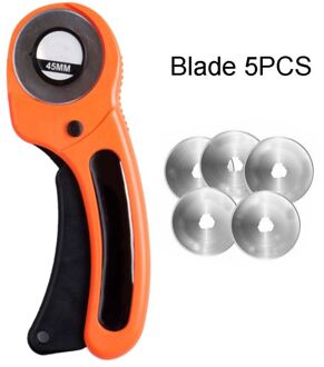 5/10pcs 45mm Rotary Cutter Set Blades Fabric Circular Quilted Leather Cutter Leathercraft Sewing Tool Leather Cutter Blade 5 blades
