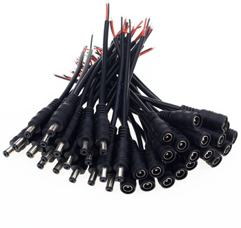 5/10pcs 5.5x2.1 Plug DC male or Female Cable Wire Connector For 3528 5050 LED Strip Light