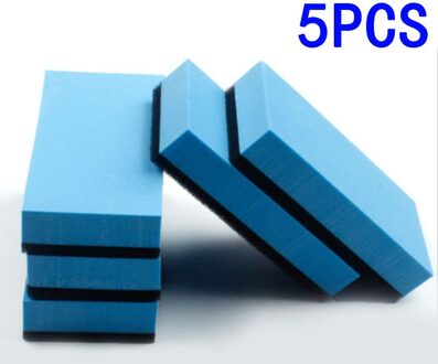 5/10Pcs Auto Rechthoek Keramische Coating Spons Glas Nano Wax Jas Applicator Pad Eva Spons Zachte 7.5X5X1.5Cm Car Cleaning Tool 5stk